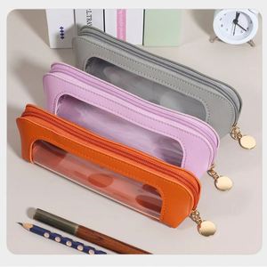 Cosmetic Bag <b>Makeup</b> <b>Storage</b> Travel Wash Toiletries Organizer PU Zipper Casual Portable <b>for</b> Pouch - Product Image 4