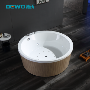 Traditional Indoor/Outdoor Spa Tub with Computer Control Portable Bubble Ozone Hot <strong>Water</strong> <strong>Feature</strong> for Relaxing Soaking <strong>Experience</strong> - Product Image 2