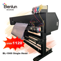 Impresora de un solo cabezal BL de 1900mm Impresora de inyección de tinta a base de agua y para impresión Eco solvente Impresión UV con XP600 o I3200 o I1600