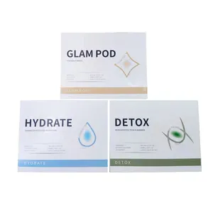 2023 USA Hot Skin Exfoliation Hydrate Detox CO2 Bubble Nueva llegada Detox Hydrate Co2 Oxygen Pods Serum para oxigenación Jet Pee