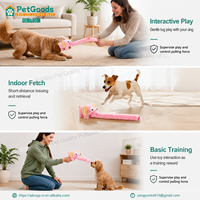 Juguete de Peluche con Sonido para Perros, Elefante de 66 cm, Juguete Interactivo de Arrastre con Pelaje Largo y Suave para Perros Pequeños y Medianos, Uso Diario en Interiores/Exteriores