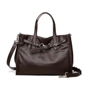 Tas Selempang Desainer Mode Terbaru Berkualitas Tinggi Kulit Asli Tas Bahu Messenger Kasual Tote Tas Tangan dan Dompet Wanita - Product Image 1