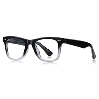 Lunettes pour hommes vente en gros de cadre optique carré rétro anti-lumière bleue pour ordinateur