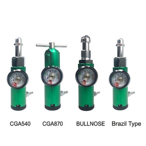 Régulateur de pression de bouteille d'oxygène médical anti-chute CGA540 & CGA870 avec manomètre pour gaz CO2 - Product Image 5