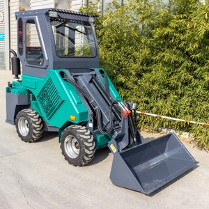Loader Mini Skid Steer Roda Kecil Tahun 2025 untuk Penggunaan Kebun dan Pertanian, Produsen Cina, Penjualan Laris - Product Image 1