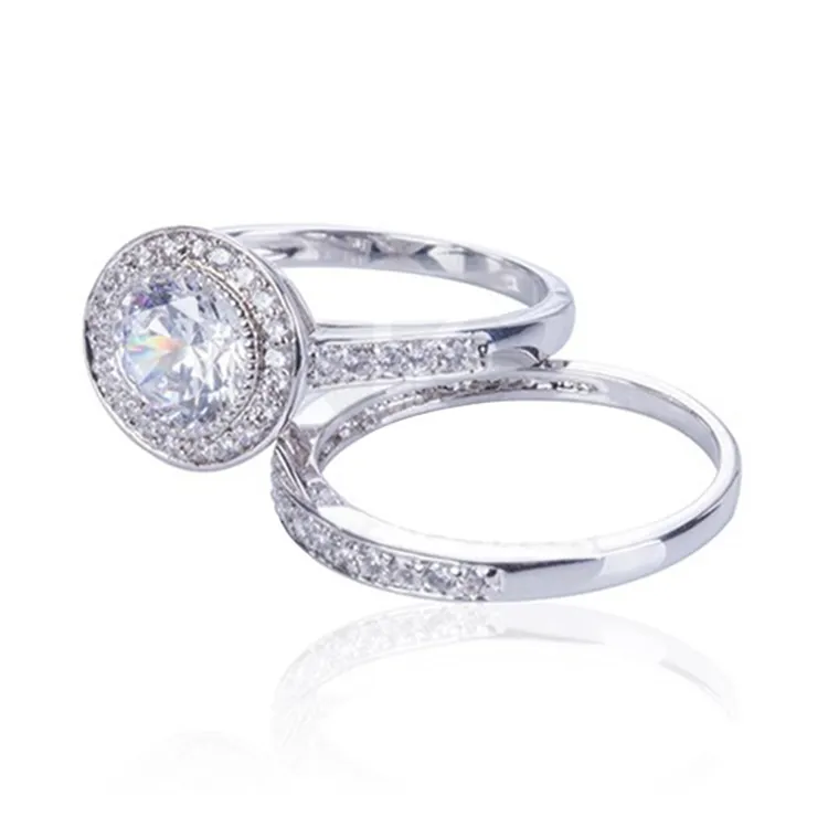 Groothandel zilveren sieraden <span class=keywords><strong>wax</strong></span> modellen engagement wedding paar ring sets