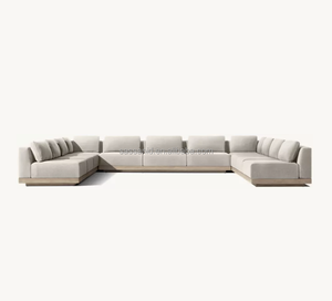 Sassanid Outdoor presenta la nueva colección de muebles contemporáneos para exteriores Santos en teca envejecida. - Product Image 6