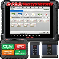 Scanner EV Autel MS909EV 2026, test de batterie hors véhicule, outil OBD2 haute tension, programmation ECU identique à Ultra EV
