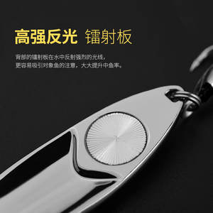 เหยื่อตกปลาแบบช้อน Cross Border Leech Evolution สีทองแดง จุดแดง ผลิตจากโลหะผสมสังกะสี สำหรับตกปลาแบสในน้ำจืด อุปกรณ์ตกปลา - Product Image 4