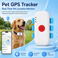 Rastreador GPS 4G para Mascotas, Resistente al Agua, Rastreo de Ubicación en Tiempo Real, Geocerca, Alarma, Dispositivo Inteligente para Collar de Perro