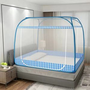 Venta al por mayor cuadrado superior plegable cuadrado decoración de la habitación dosel <span class=keywords><strong>Mongolia</strong></span> yurta en forma de cama mosquitera tienda de campaña - Product Image 3