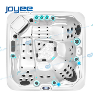 JOYEE Mejor Precio Venta Caliente Bañera de hidromasaje al aire libre Lujo Whirlpool Spa Jacuzzis al aire libre Ariestech Balboa Piscina Elegante Jardín Nadar - Product Image 1