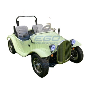 Voiture électrique mini rétro verte claire à deux places, idéale pour le tourisme, le camping et les clubs, classique, à prix très bas, la moins chère. - Product Image 1