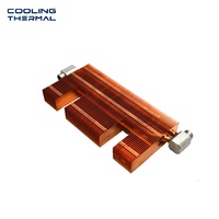 Plaque Froide en Cuivre Personnalisée, Base en Cuivre Pur, Haute Conductivité Thermique pour Refroidissement Liquide de CPU, GPU, Serveur, OEM
