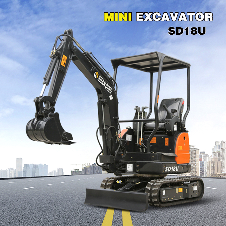 Shanding mini digger mini excavator china chinese mini excavator excavadoras