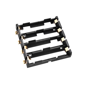 1x2x3x4x18650 serie di batterie titolare scatola di stoccaggio contenitore power bank con perni in bronzo goccia nave all'ingrosso - Product Image 6