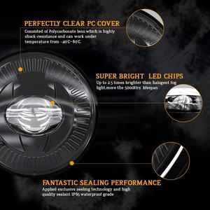 Suburbaines led antibrouillard chromé/noir rond brouillard lampe led pare-chocs antibrouillard pour 2007-2014 Chevy périurbain/valanche/Tahoe/Camaro - Product Image 4