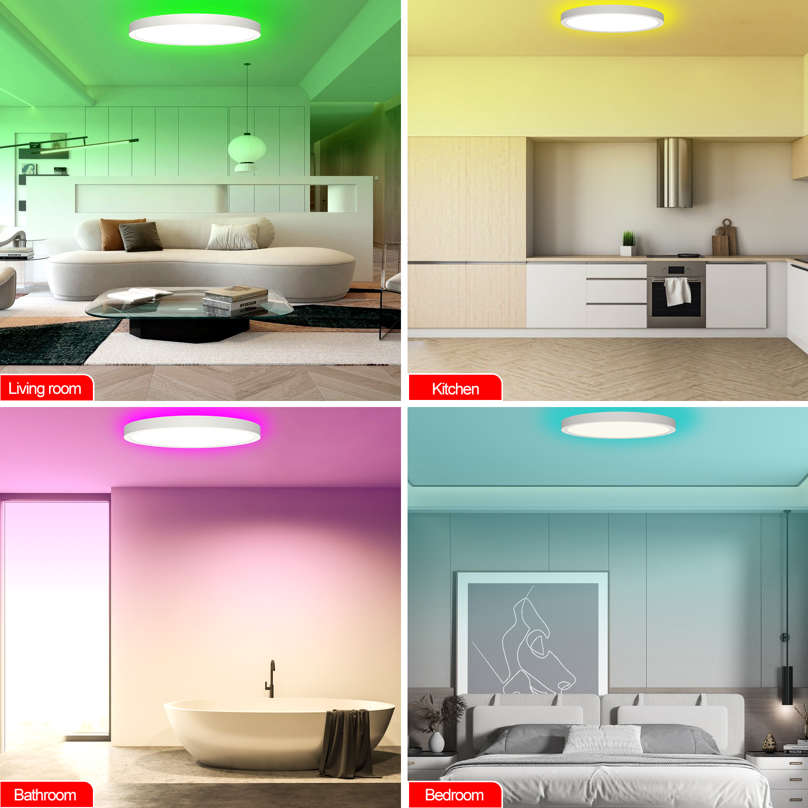 CCT ceiling panel light