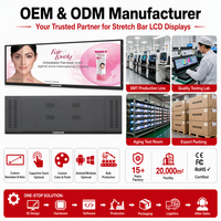 Moniteur LCD à écran large ultra-large Full HD KEINONE pour panneau d'information public, signalisation numérique, immeuble de bureaux