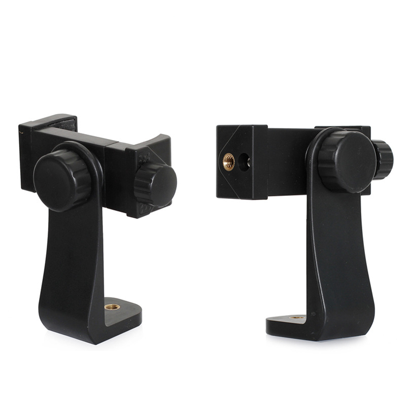 HONGDAK 360 Degree Rotation Smartphone Holder Cell Phone Tripod Mount Adapter Adjustable Clip Plastic Bracket for iPhone