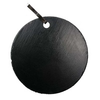 Assiette de table ronde en pierre naturelle polie d'excellente qualité, set de dessous de plat isolant thermique pour cuisine