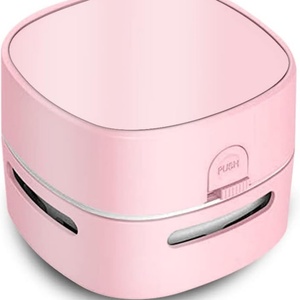 เครื่องดูดฝุ่นตั้งโต๊ะขนาดเล็กแบบชาร์จ USB ไร้สาย หมุนได้ 360 องศา สำหรับทำความสะอาดเส้นผม - Product Image 4