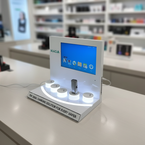 Espositore da Tavolo in Acrilico Ecologico e Riciclabile Personalizzato con Lettore Video LCD e Illuminazione LED per Negozi al Dettaglio Digitali e Tabaccherie - Product Image 2