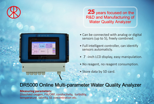 Analyseur de qualité de l'eau tout-en-un multi-paramètres pH ORP DO EC Chlore résiduel Turbidité - Product Image 4