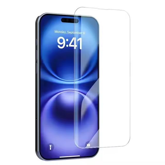 For Phone 11 12 13 14 15 16 17 Pro Max 0.4mm 9h 9d 2.5d Mobile Phone High clear Tempered Glass Screen Protector Film