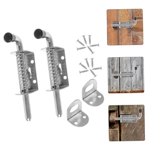 XDRD Loquet à ressort robuste en acier au carbone, avec goupille de verrouillage à ressort, résistant à la corrosion, thermolaqué, 5 - Product Image 3