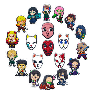 Breloques pour chaussures en caoutchouc souple, motif anime japonais Ghost Blade, couleur personnalisée, 2,5-3,5 cm, pour enfants - Product Image 2