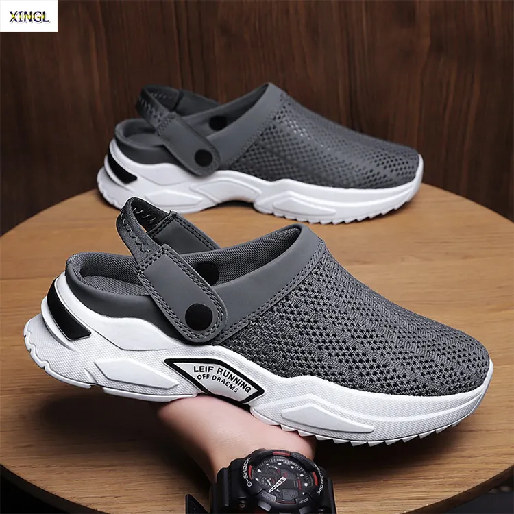 Summer Men's Outdoor Sandals Slippers Comfortable Mesh Beach Shoes Lightweight Casual Shoes Other Trendy Shoes