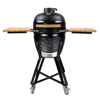 Vente flash - Barbecue Kamado en céramique de 26 pouces, couleur personnalisable, barbecue en acier inoxydable