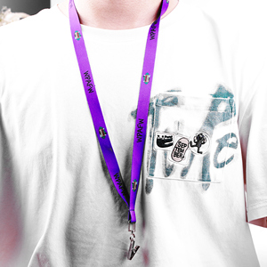 Mềm bông vải cổ dây đeo với in logo huy hiệu Clip sinh thái thân thiện thoải mái sử dụng dây buộc - Product Image 4