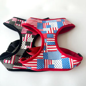 เสื้อกั๊กสายจูงสุนัขลายธงชาติ คุณภาพดี ราคาถูก ปรับขนาดได้ - Product Image 6