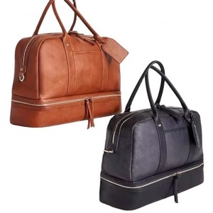 Fábrica BSCI, venta al por mayor de bolsas de viaje plegables personalizadas vintage para hombre, bolsas de viaje de nylon de lujo para mujer - Product Image 1