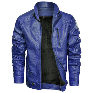 Premium Genuine Leather Winter Sheep Fur Leather <b>Jacket</b> for Men <b>Women</b> Customizable Motorcycle Biker Outerwear with Fleece Lining - Product Image 2
