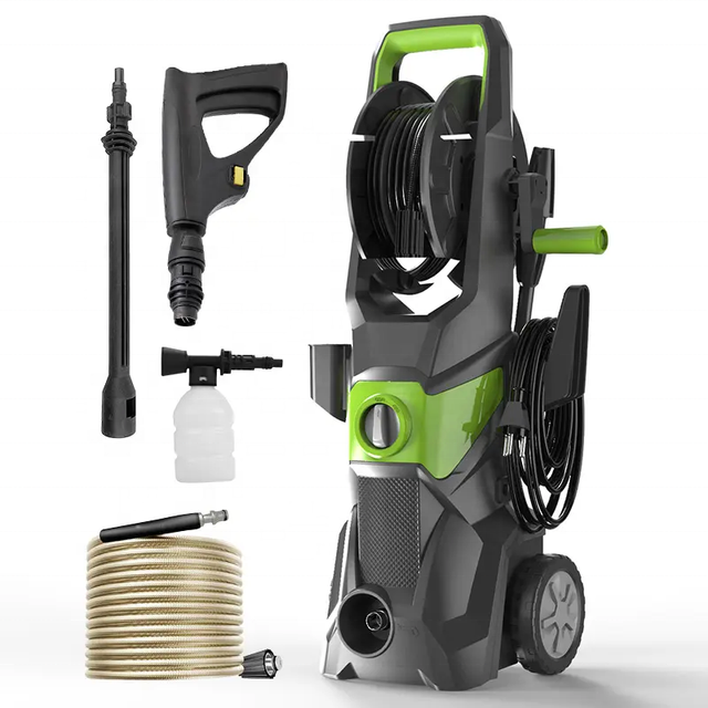 High Pressure Water Jet Car Washer with Long Hose and Strong Pump