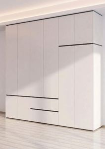 Recién llegado, armario de dormitorio armado moderno personalizado, armario portátil de madera maciza para muebles del hogar para uso en dormitorio - Product Image 2