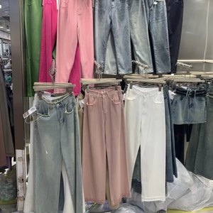 <span class=keywords><strong>Jeans</strong></span> taille haute pour femmes à bas prix, pantalons en denim de haute qualité, vêtements de mode pour femmes, vente en gros - Product Image 1