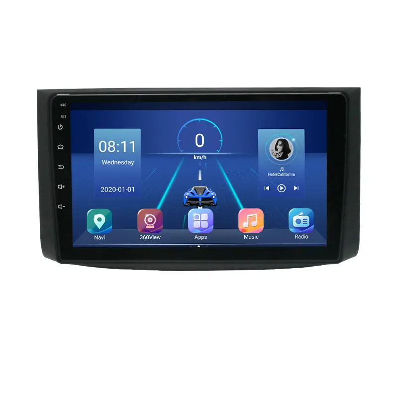 Đài Phát Thanh Xe Hơi Android 10 Trình Phát Đa Phương Tiện Cho Xe Hơi Chevrolet AVEO T250 2006 - <span class=keywords><strong>2012</strong></span> Video Gps Navigation