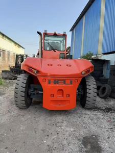 Chariot élévateur lourd HELI 25 tonnes d'occasion avec moteur Volvo, élévateur de 3m, bon état Heli 250, transpalette diesel, chariot élévateur d'occasion en vente - Product Image 3