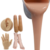Caoutchouc de Silicone Liquide Sûr pour la Peau, Écologique, Ultra Doux pour Moulage de Vie, Poupées, et Peau Humaine