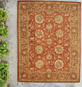 Designer Wool Hand Tufted Jacquard Area Carpet Handmade Modern Eco-friendly Washable Non-Slip Floor Rug for Home Office Hotel - Product Image 1