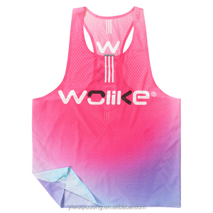 Áo ba lỗ chạy marathon <span class=keywords><strong>2025</strong></span> chất lượng cao siêu nhẹ, thiết kế tùy chỉnh dành cho nam nữ, thoáng khí, nhanh khô - Product Image 1