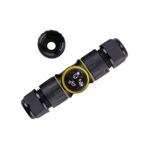 E-Weichat חיצוני 3 דרכים טי סגנון IP68 סטנדרטי עמיד למים חשמל כבל גן תת חשמל מחבר - Product Image 2