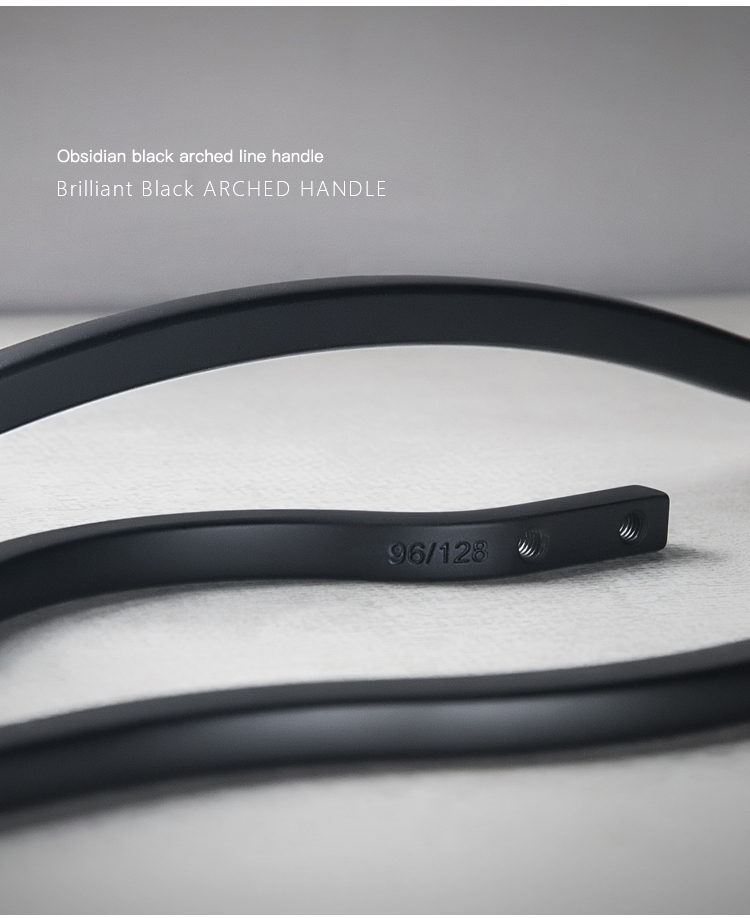 EADER Handle Cabinet Door Drawer Modern Simple Matte Black Nordic Style Wardrobe Long Handle Door Knob