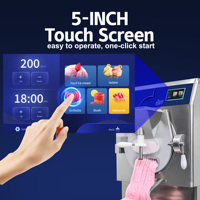 USA op voorraad Verstelbare Overrun Frozen Custard Machine Commerciële Hard IJsmachine Gelato Batch Freezer Machine CE