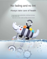 Jouet musical sensoriel en peluche à suspendre pour poussette, siège auto, berceau, cadeau apaisant doux pour bébé et nouveau-né OEM/ODM