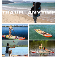 AIsunss US Original Stock Planche à pagaie gonflable SUP de loisirs et de pêche au leurre, Kayak, Bateau 8.5kg